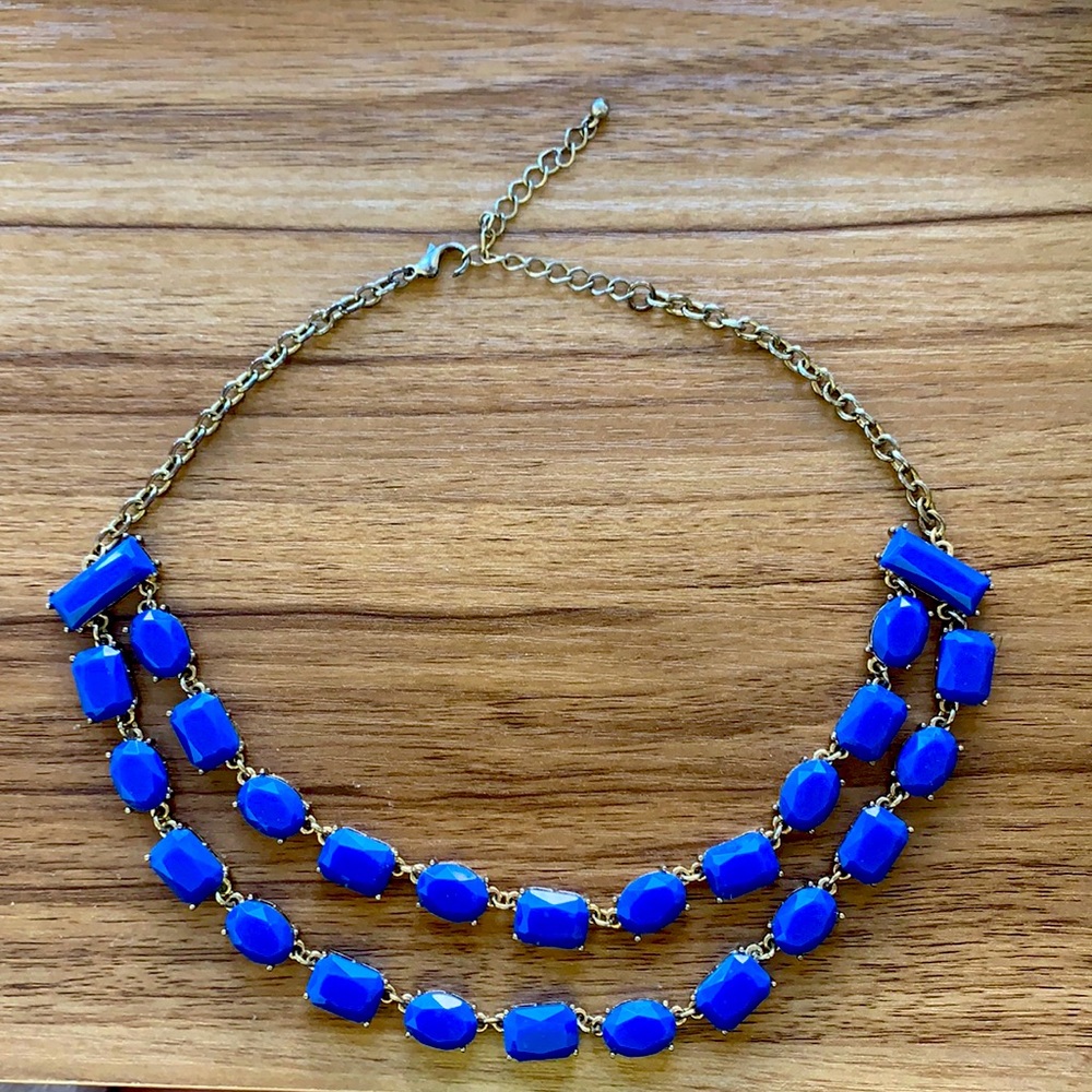 Blue necklace